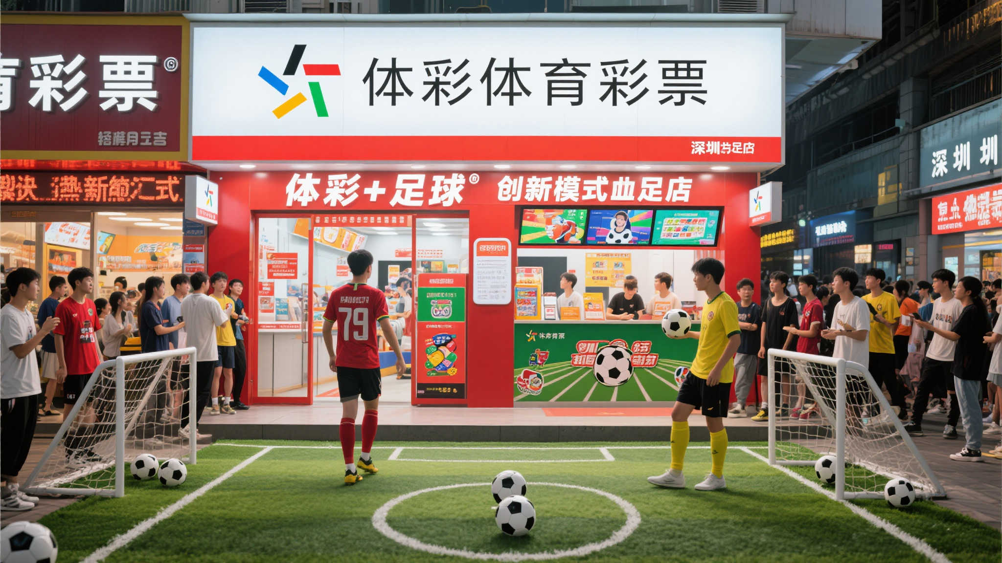 体彩遇上足球，深圳这家实体店火爆出圈！