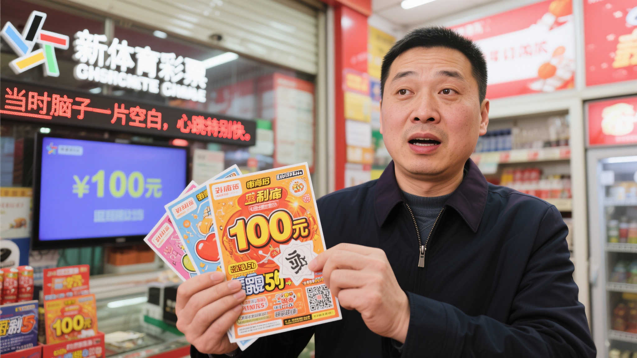 商人喜中福彩百万大奖 4小时火速兑奖：曾多次揽获千元