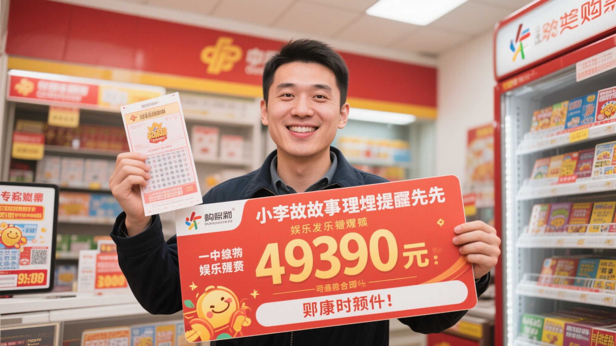 90后节后初试彩票 一刮整本喜获百万大奖