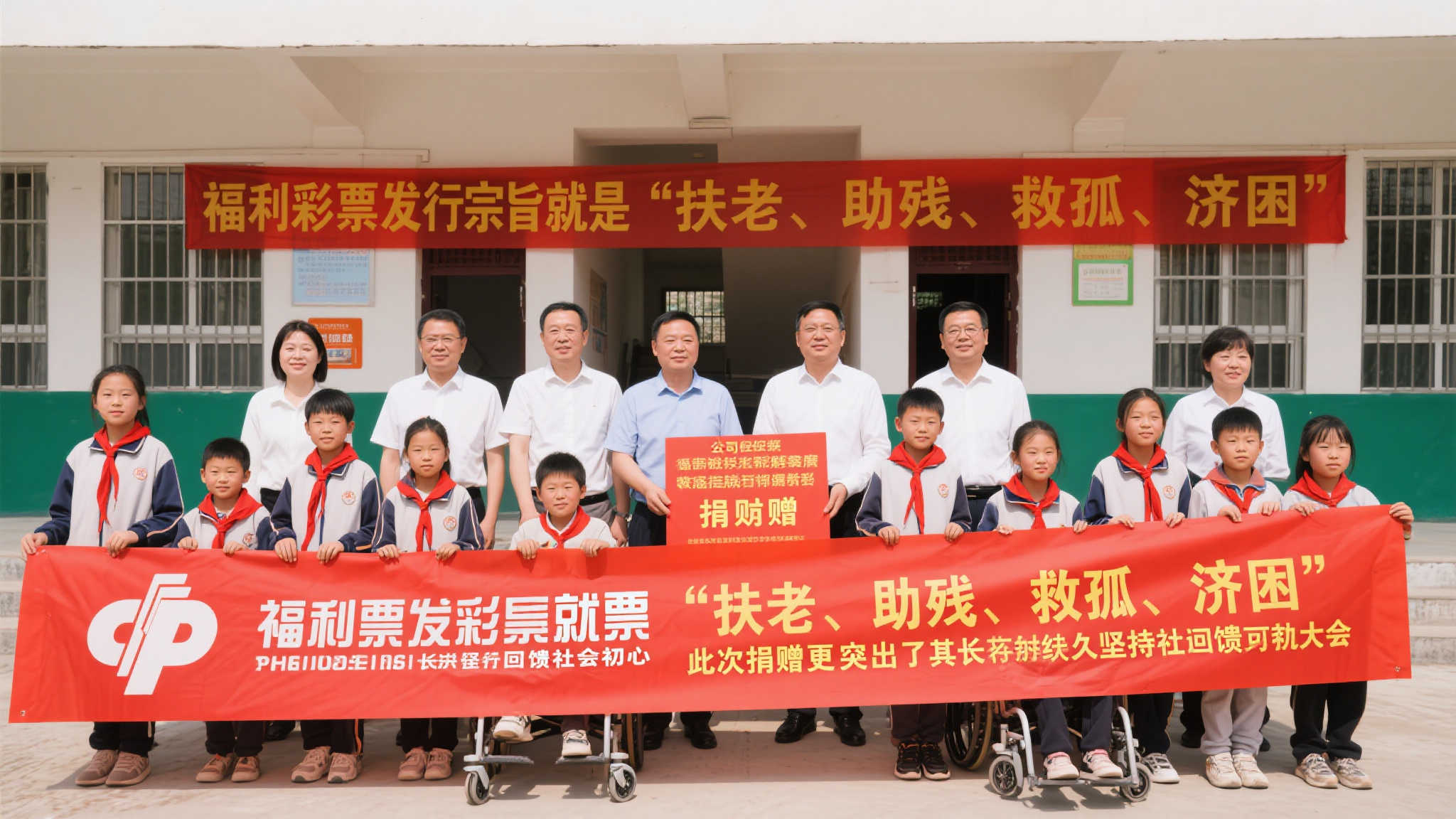 *“福利彩票发行宗旨就是‘扶老、助残、救