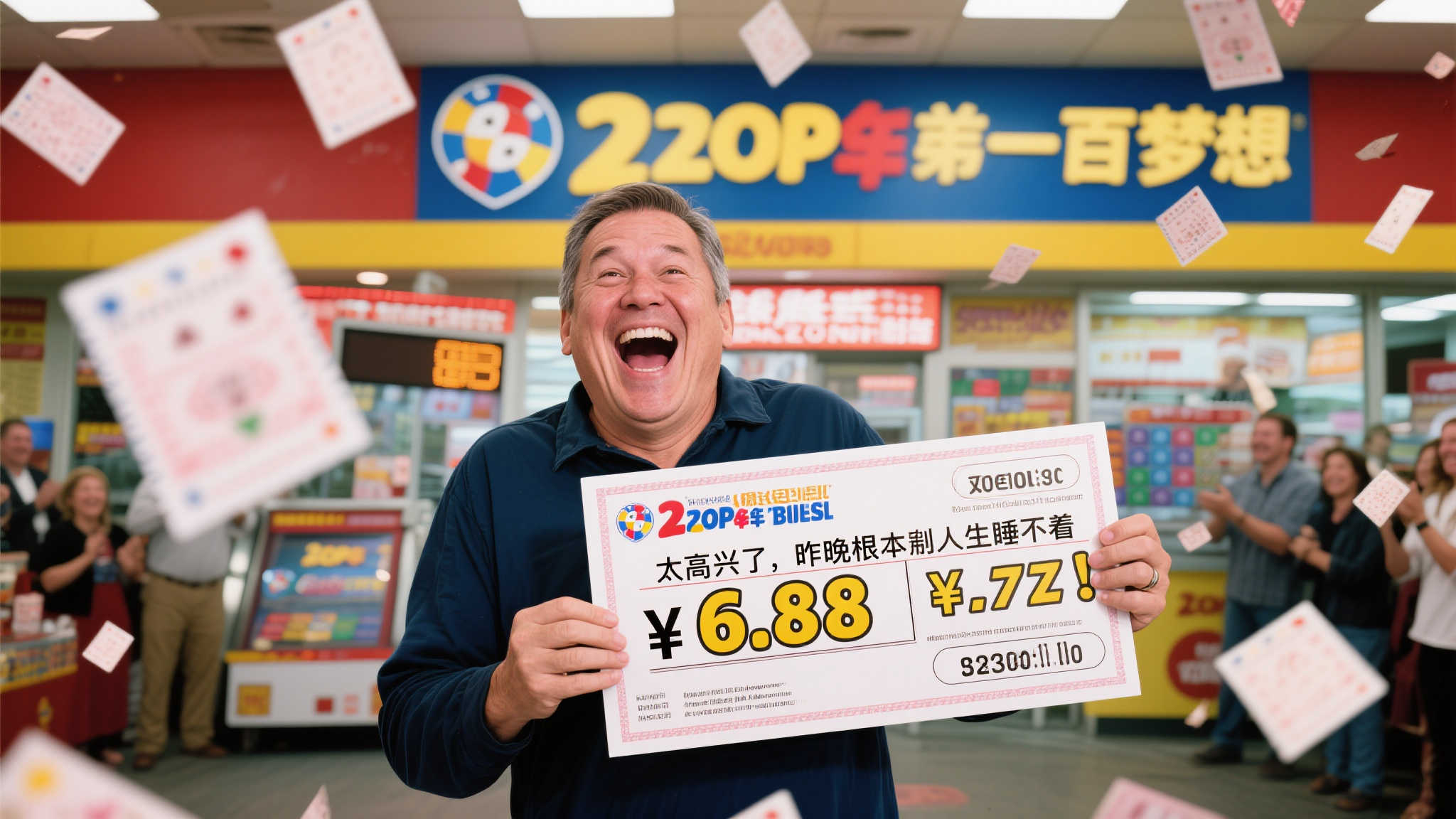双色球6.8亿巨奖得主迫不及待现身：兴奋得彻夜难眠-图