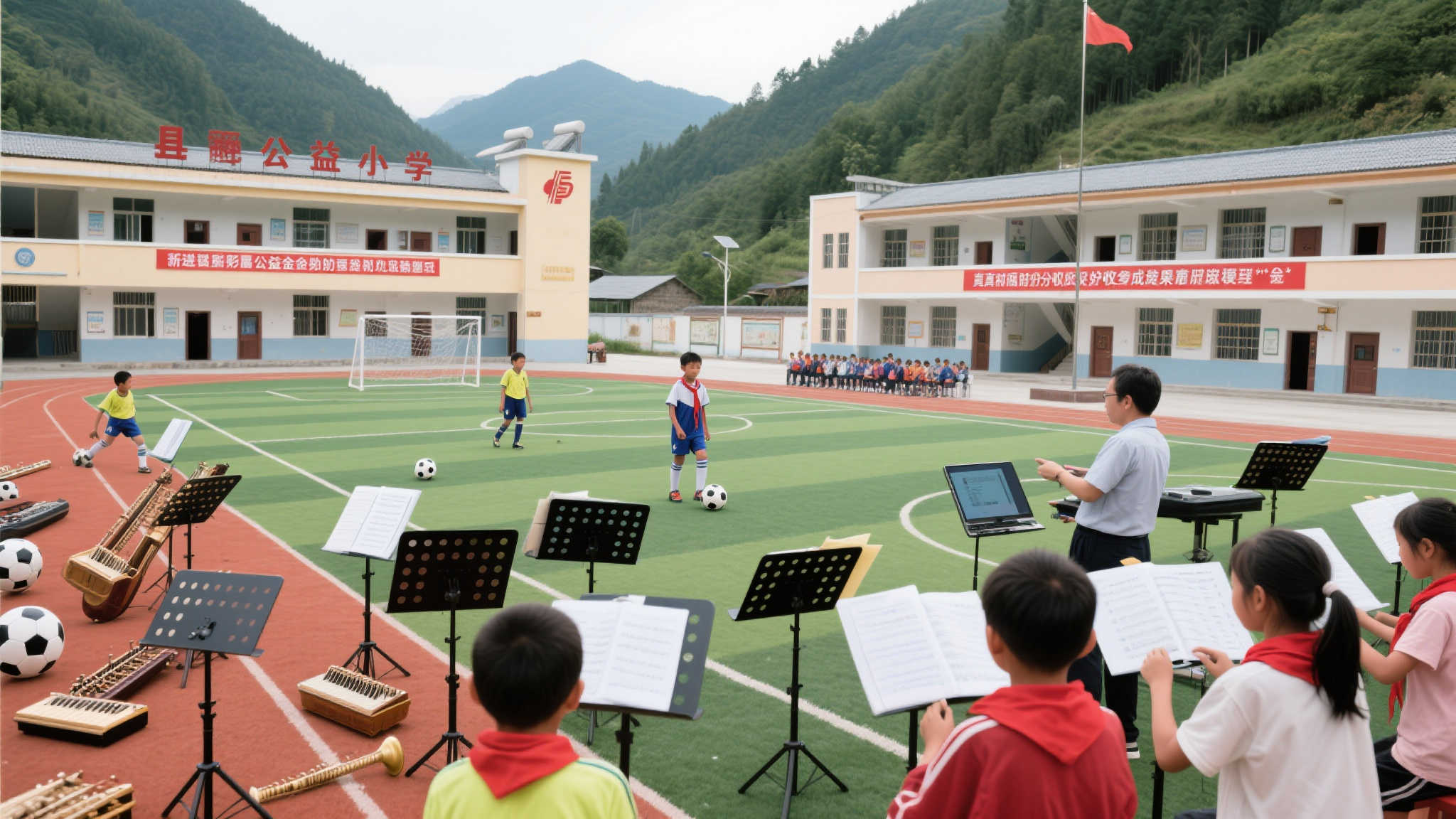 少年儿童成长助力:福彩公益金的温暖力量 在某省边远山区,由于长时间缺乏硬件教学设