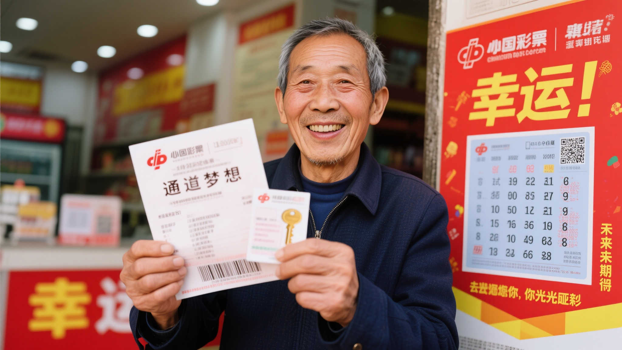 老彩民坚持多年每期必买，10元机选喜中双色球589万