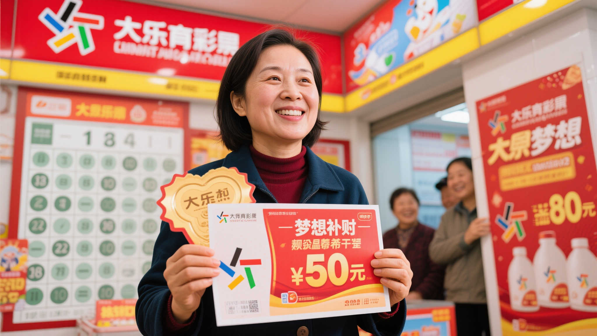 女子豪掷2268元复式票中大乐透1206万 奖金献家人 通过她的故事,我们也更加认识到,大乐透不