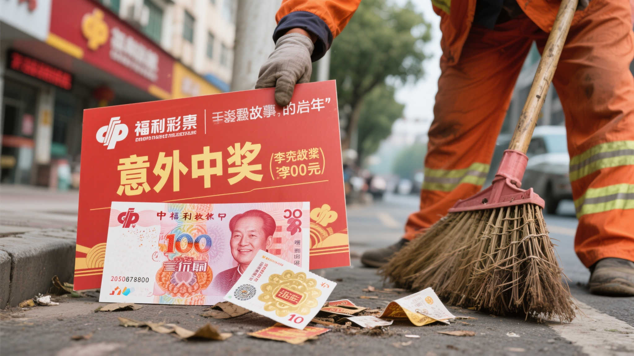 外卖员小憩间喜中福彩30万 奖金存好仍坚守岗位 外卖员小憩间喜中福彩30万 奖金存好仍坚守岗位