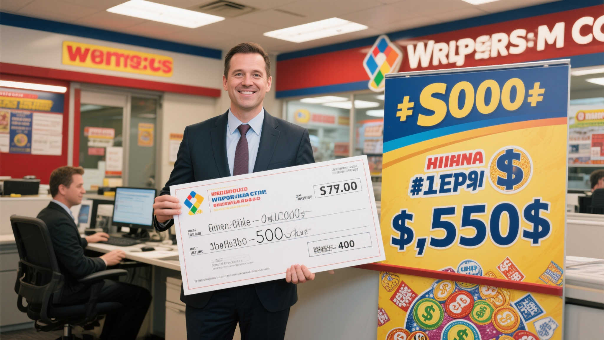 值得一提的是，他在得知中奖后的第一反应并