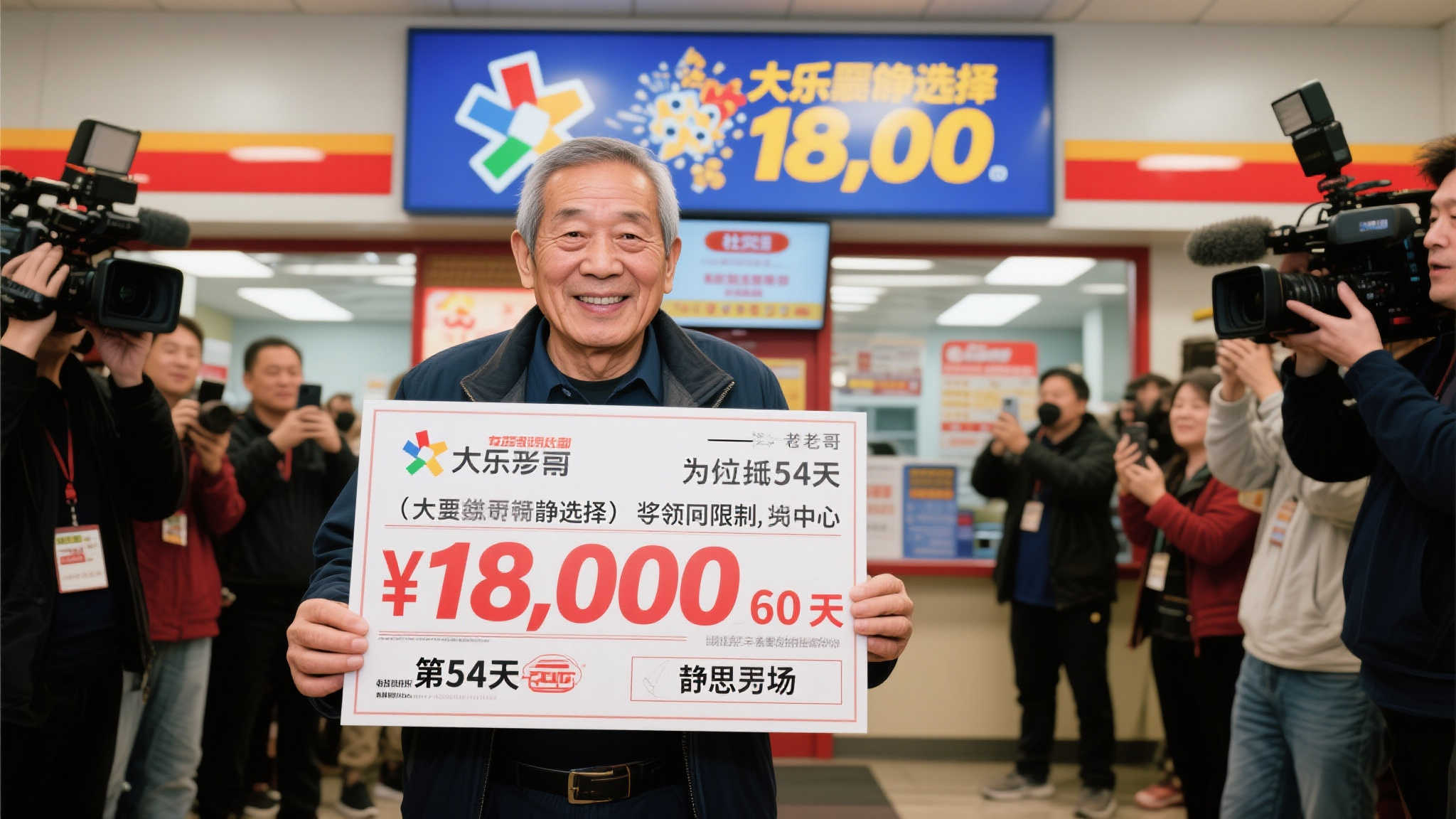 大哥喜中大乐透1800万，54天后低调领奖欲避风头