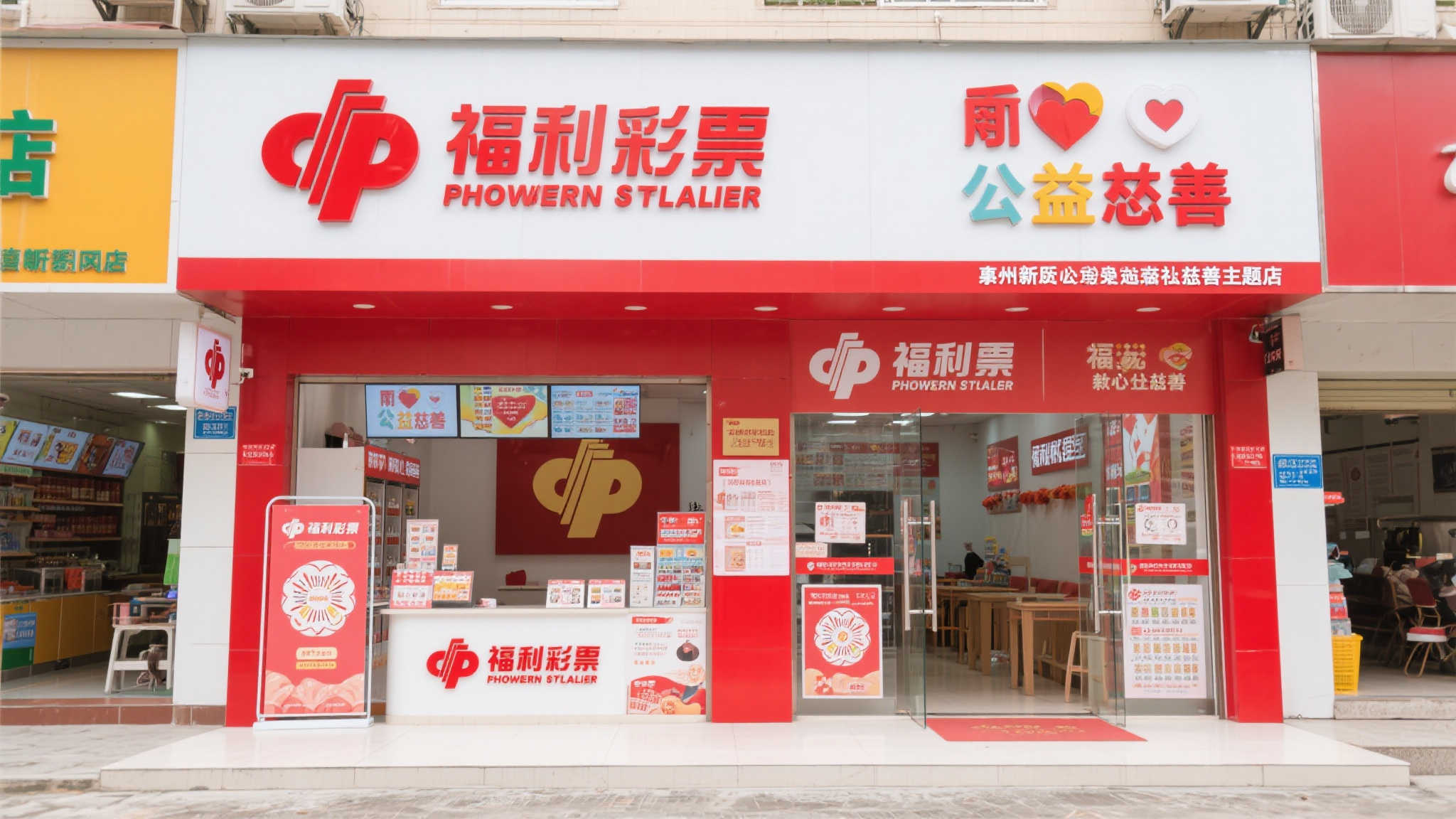 惠州首家福彩公益慈善主题店，以全新的形式
