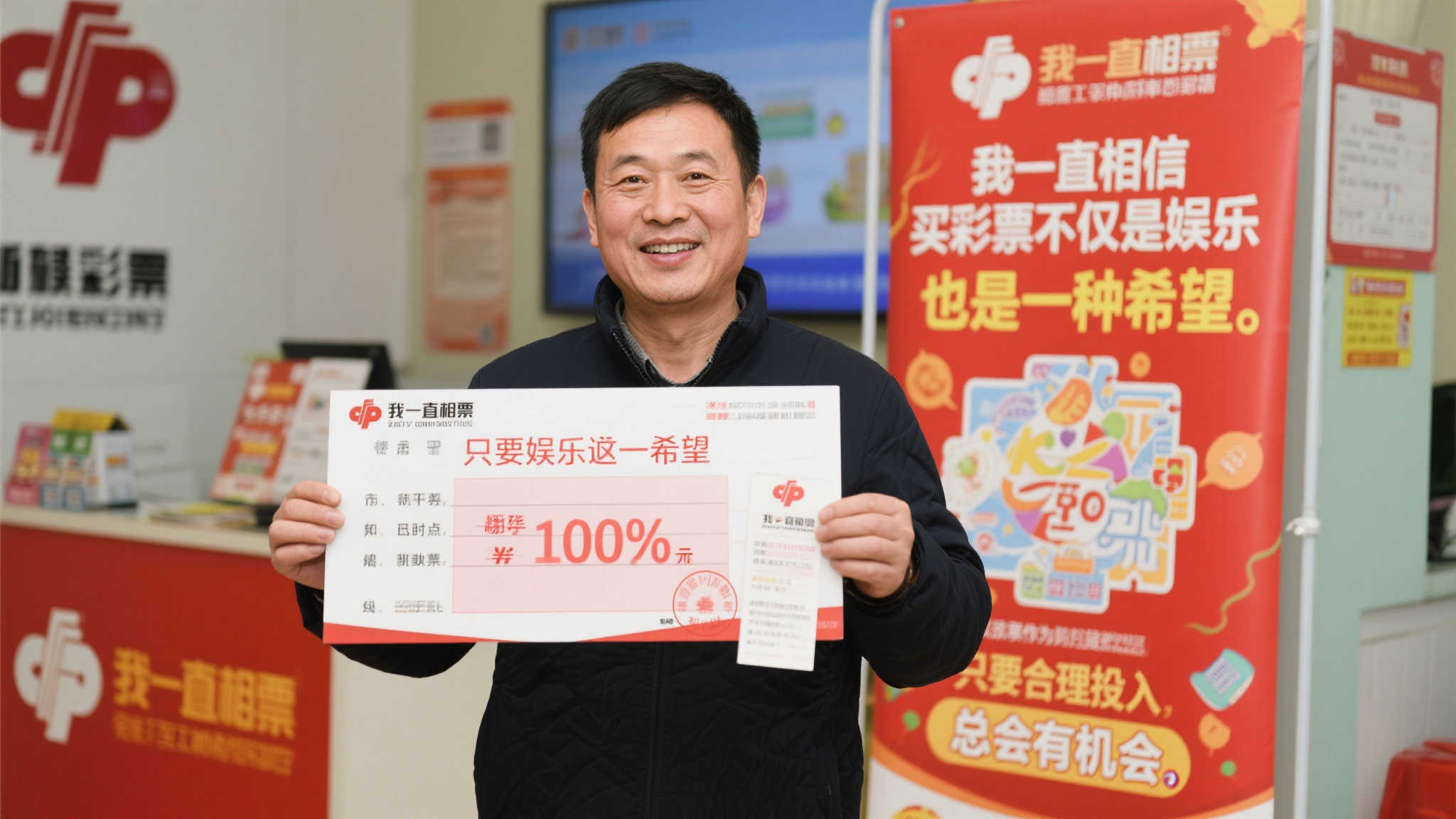 他说：“我一直相信，买彩票不仅是娱乐，也