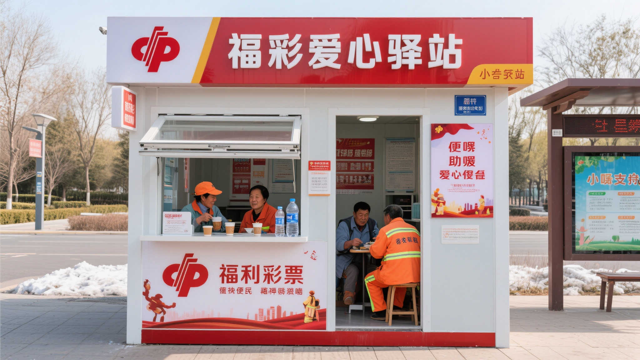 “福彩爱心驿站”，作为福利彩票体系中的重
