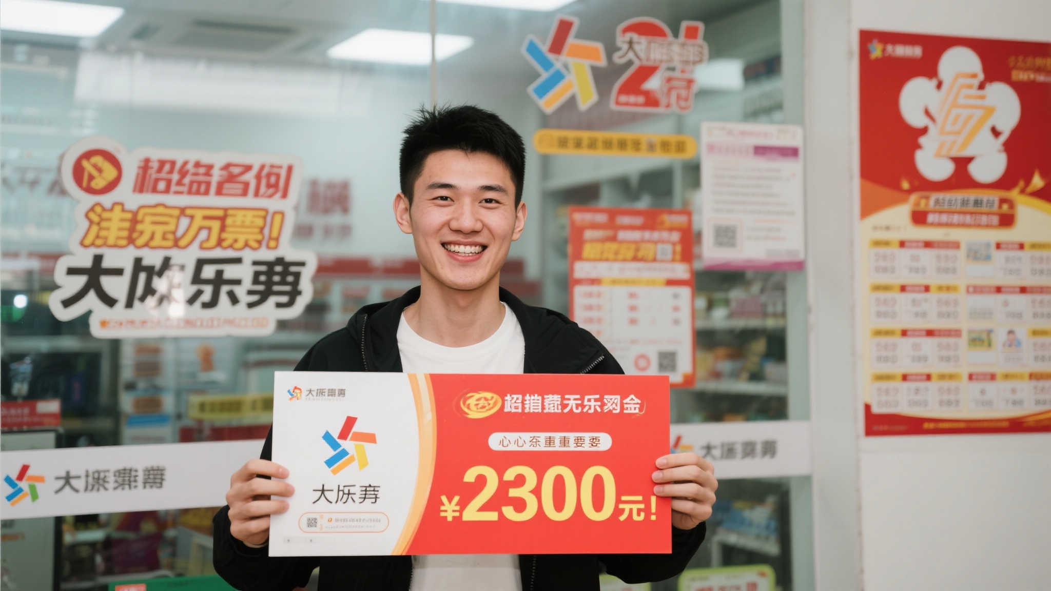 90后小伙与9000万大乐透擦肩而过，喜获150万仍笑开颜