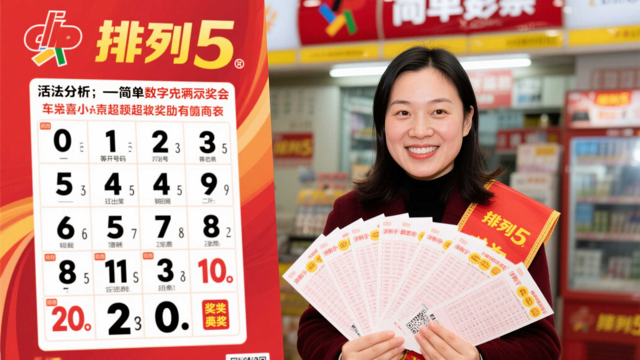 无锡女子豪购20张“排列5”彩票，一举揽获200万大奖