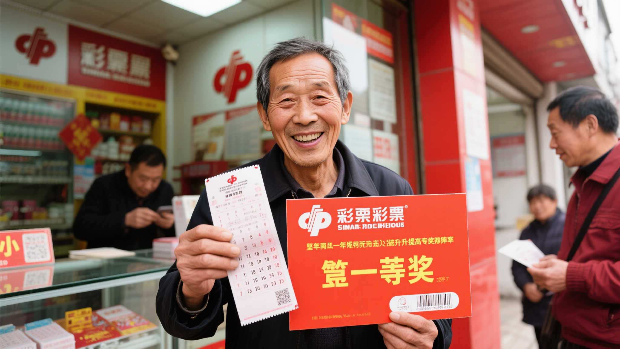 女子陪购彩票意外中奖694万，丈夫惊叹天命所归