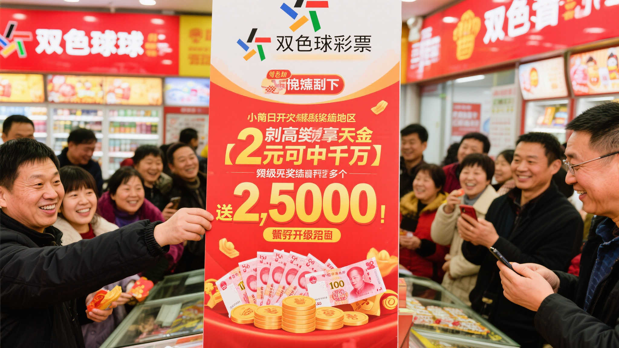 奖金刺激增加购买欲望：
双色球一直以较