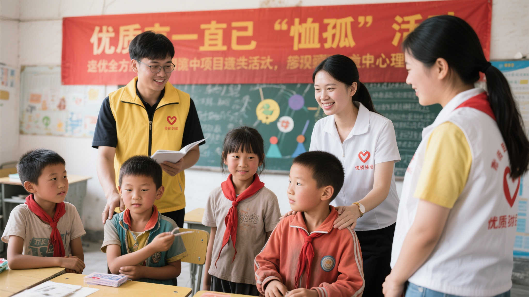 不止是简单资助，“ 恤孤”活动还注重从心