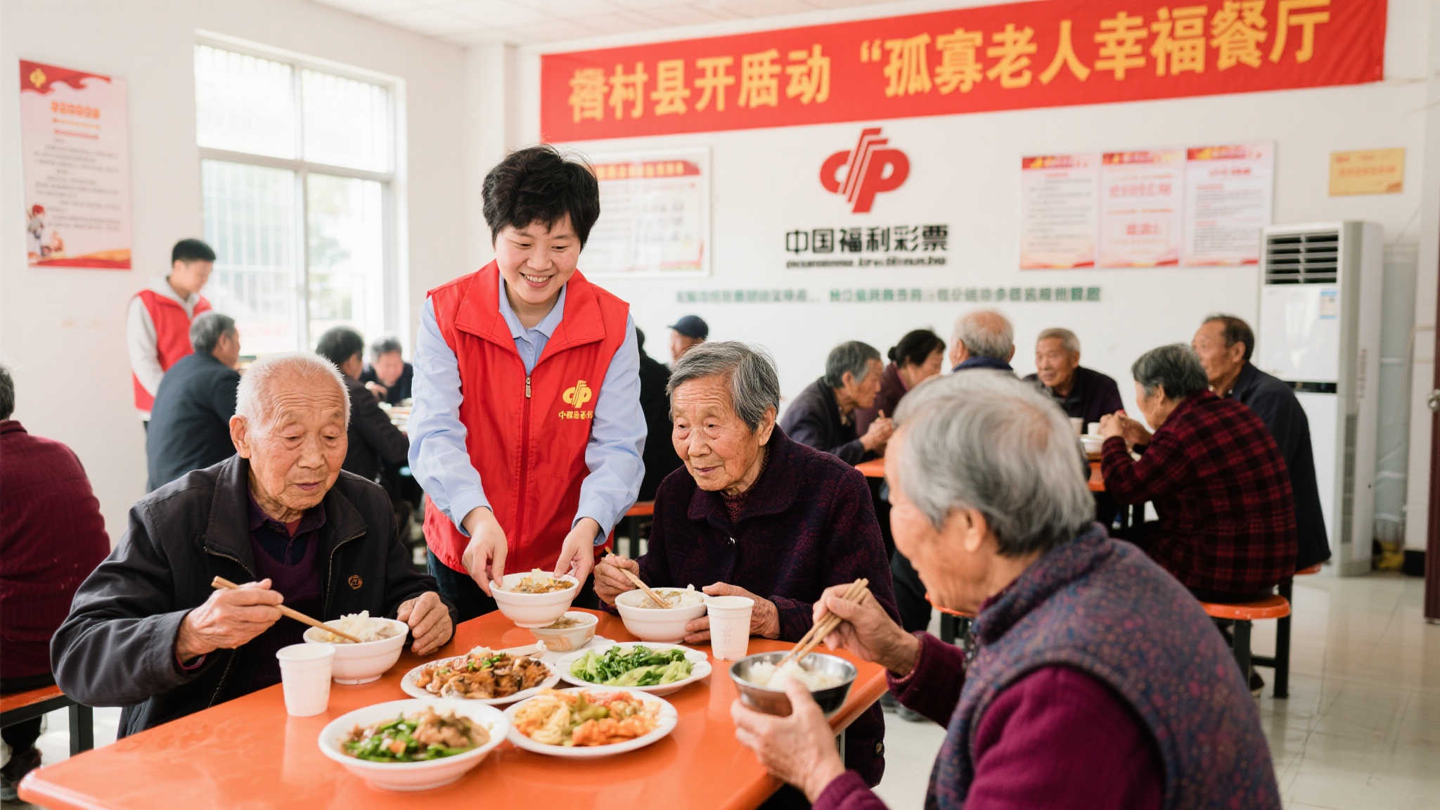 关爱弱势群体，福彩温暖守护