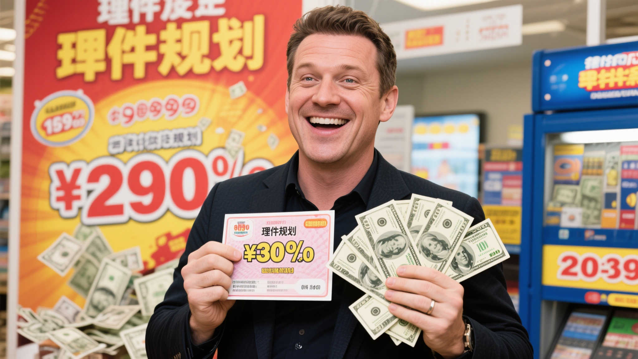 男子喜中双色球612万谨慎存钱 多次与家人确认才敢相信