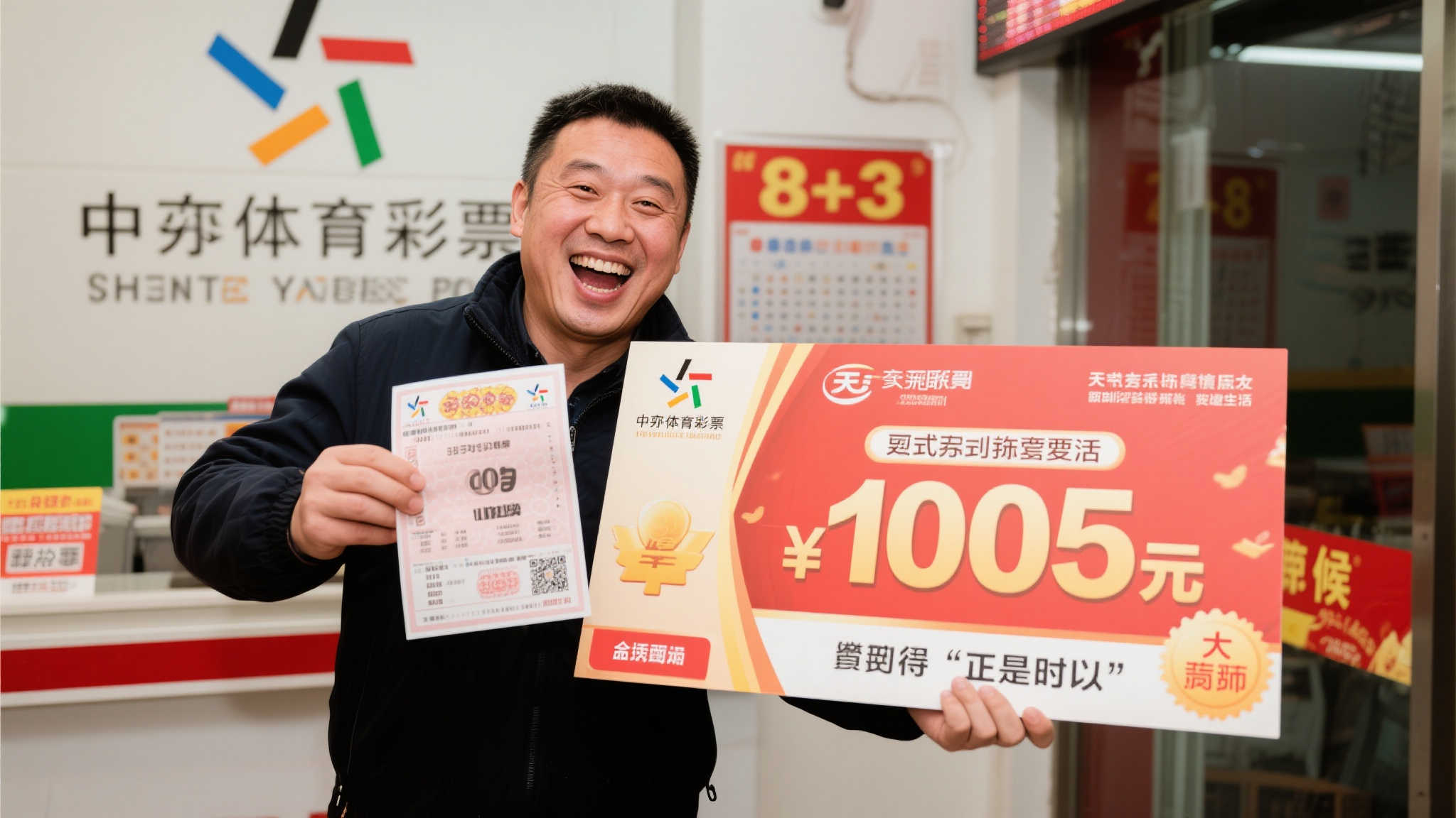 男子凭8+3复式票中体彩千万大奖 感叹奖金来得太及时