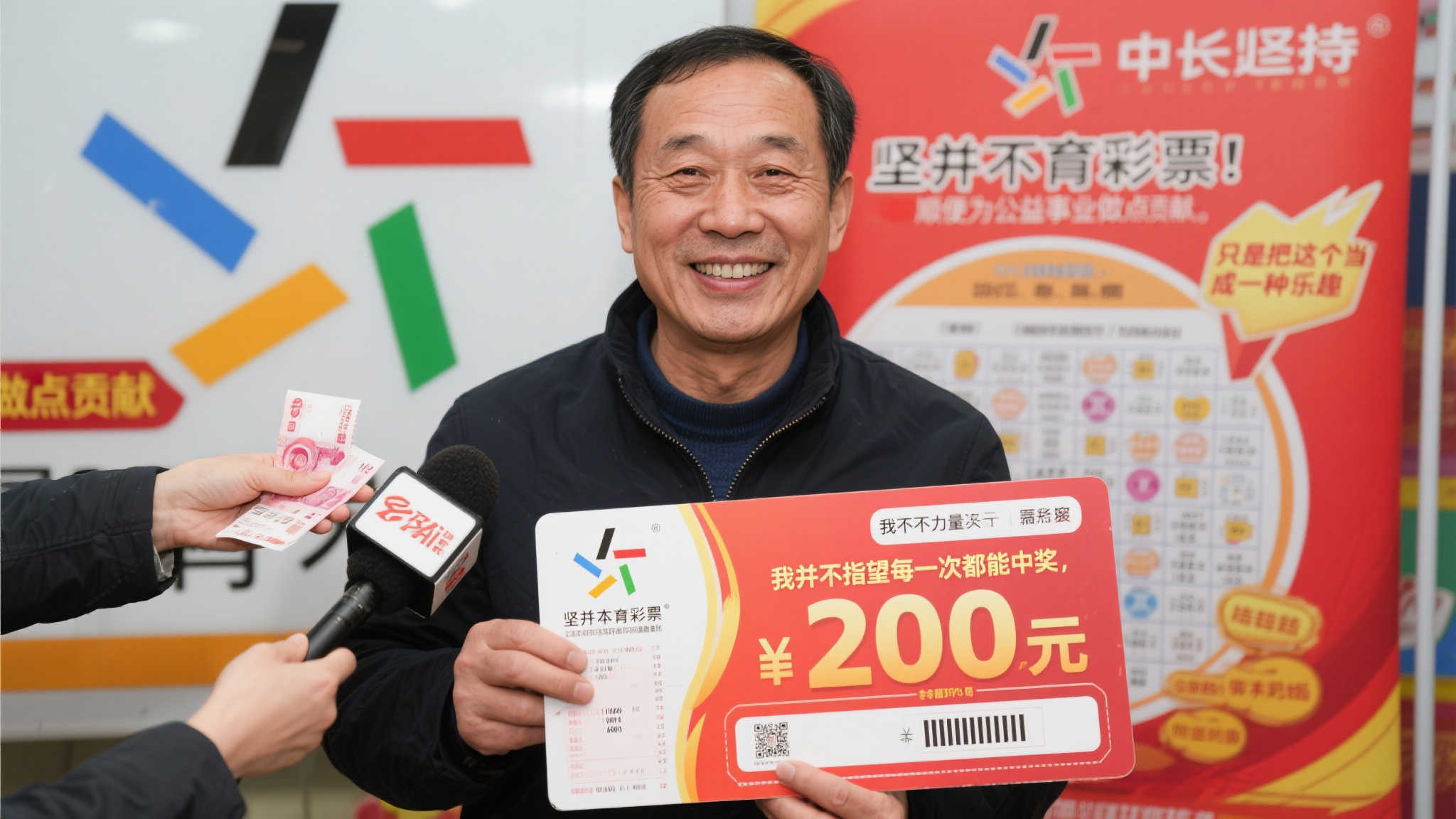 坚持的力量远超想象
在采访中，这位幸运