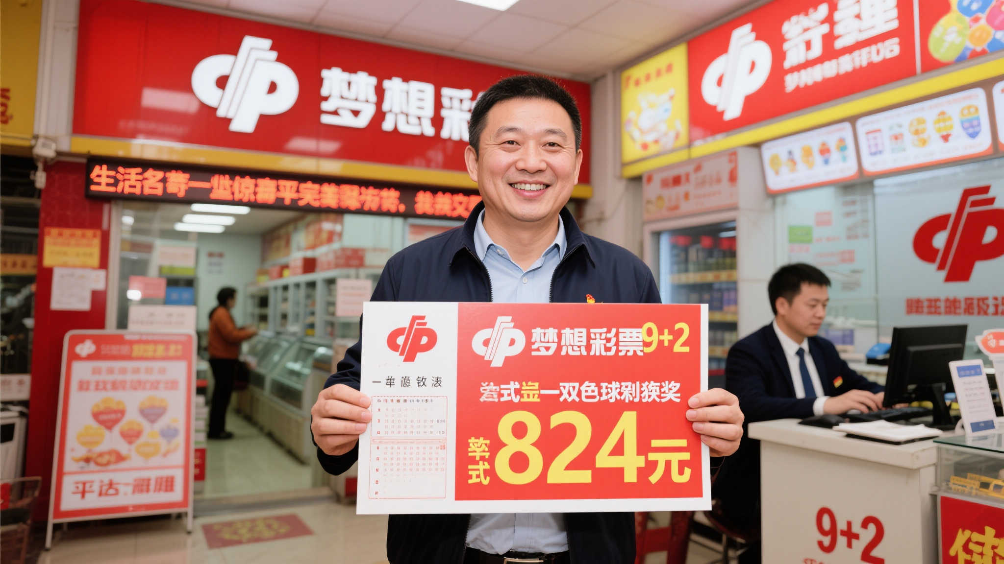 福彩忠实粉丝9+2复式斩获双色球824万 工作奖金双丰收 引言:梦想与现实的完美结合
生活中总有